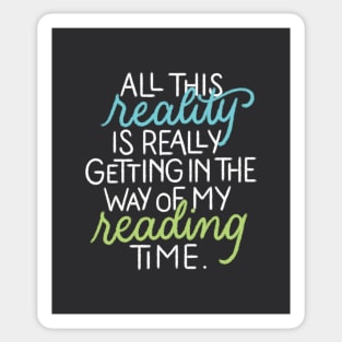 Reality in my Reading Time Sticker